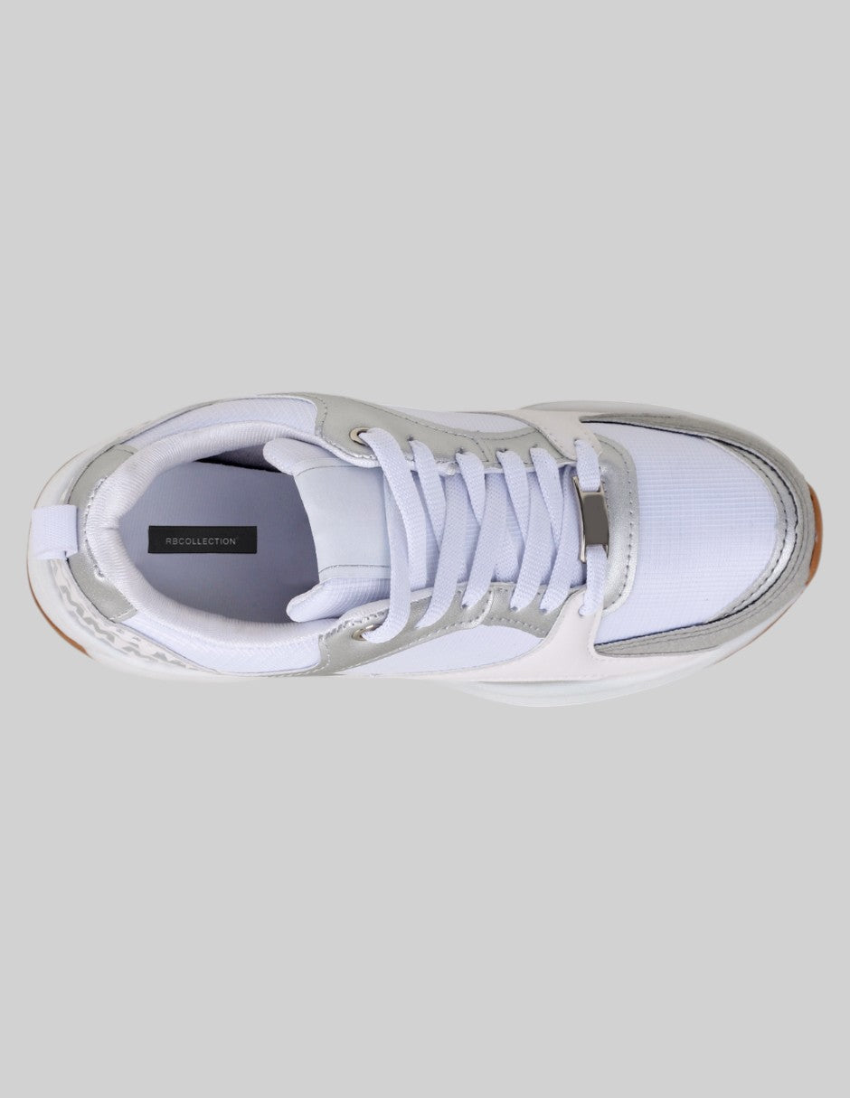 Tenis tipo deportivo Highline en Textil – Blanco