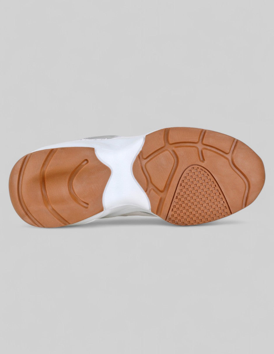 Tenis tipo deportivo Highline en Textil – Blanco