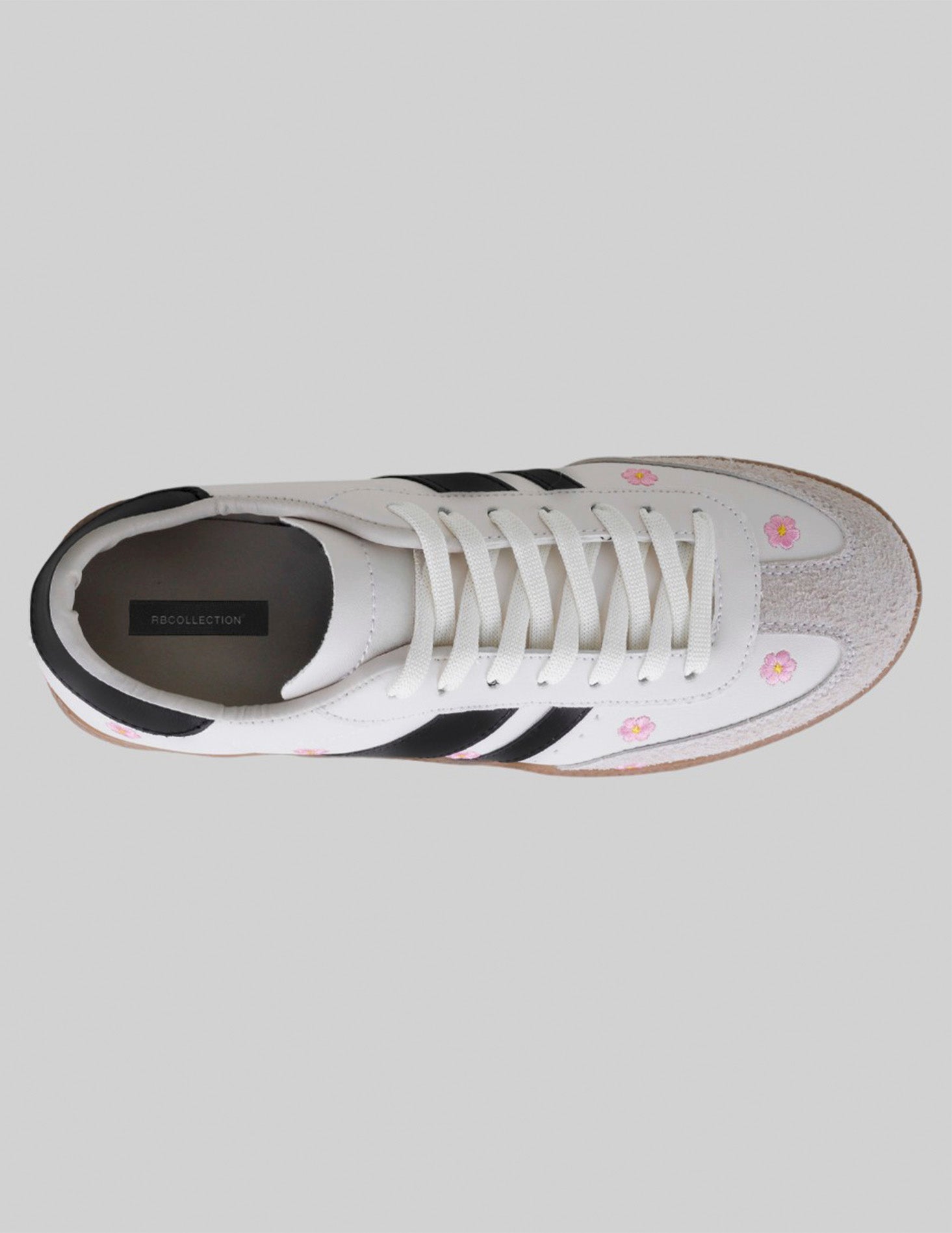 Tenis con cordones  Sam en Piel vegana – Beige