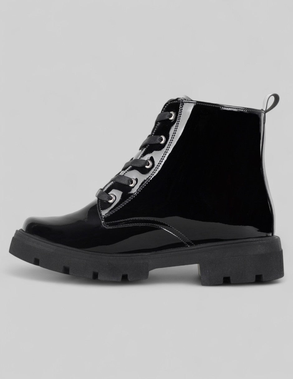 Botas casuales Bike en Charol – Negro