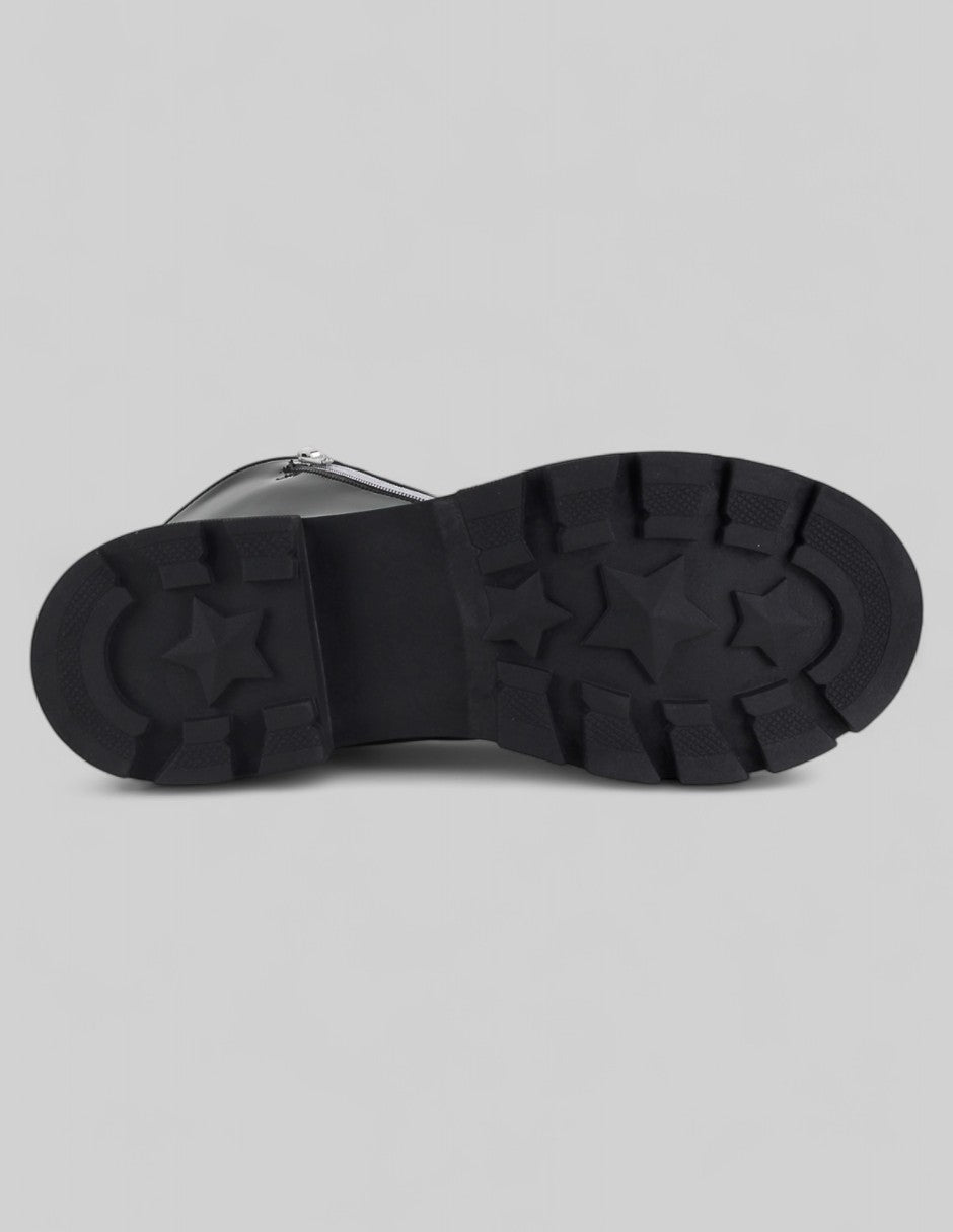 Botas casuales Bike en Charol – Negro