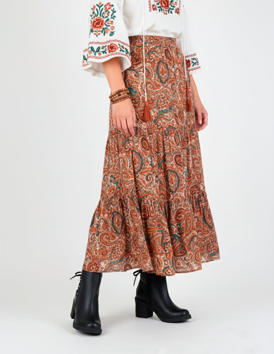 Botín con tacón Aurora en Piel vegana – Negro