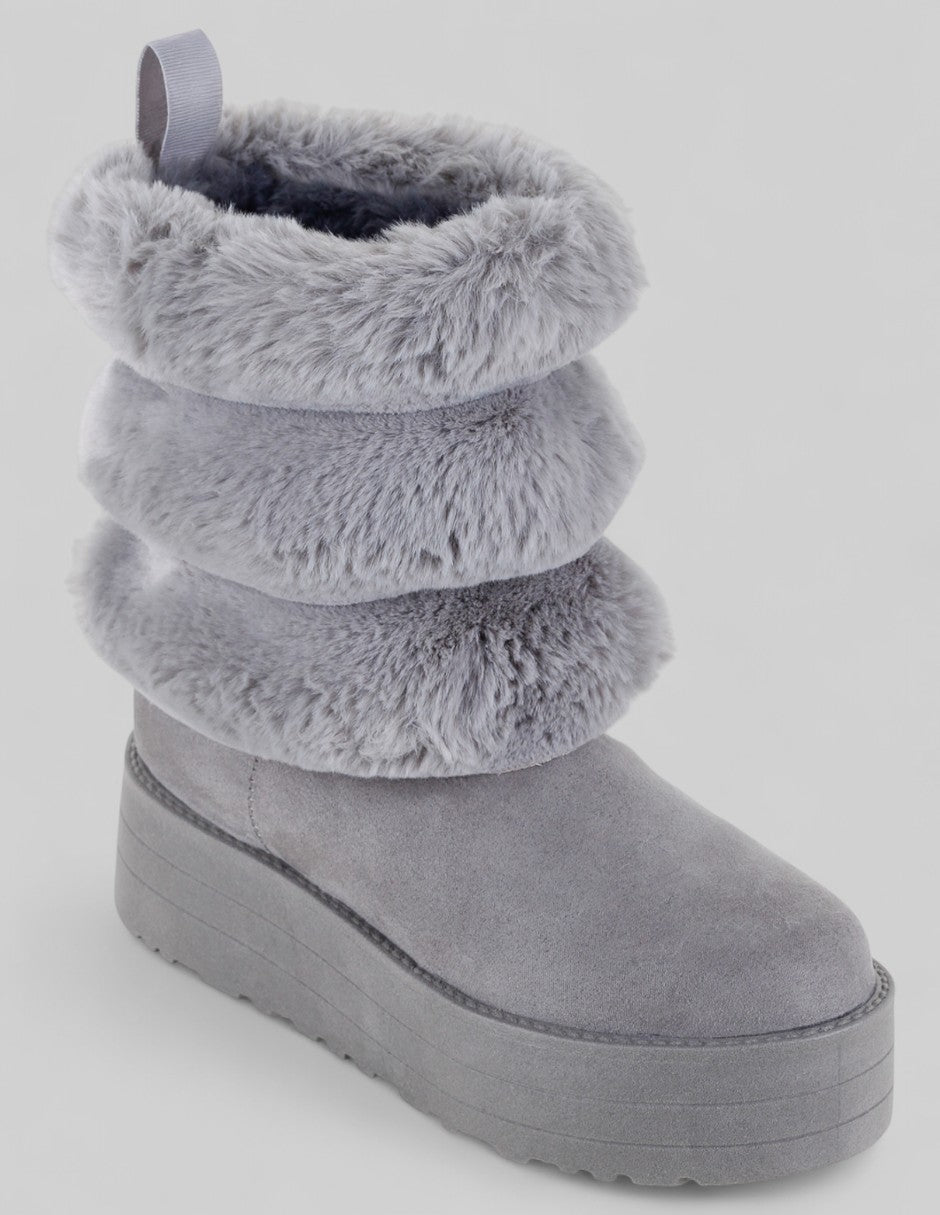 Botas casuales Exterior Textil Color Gris Para Mujer De RBCOLLECTION