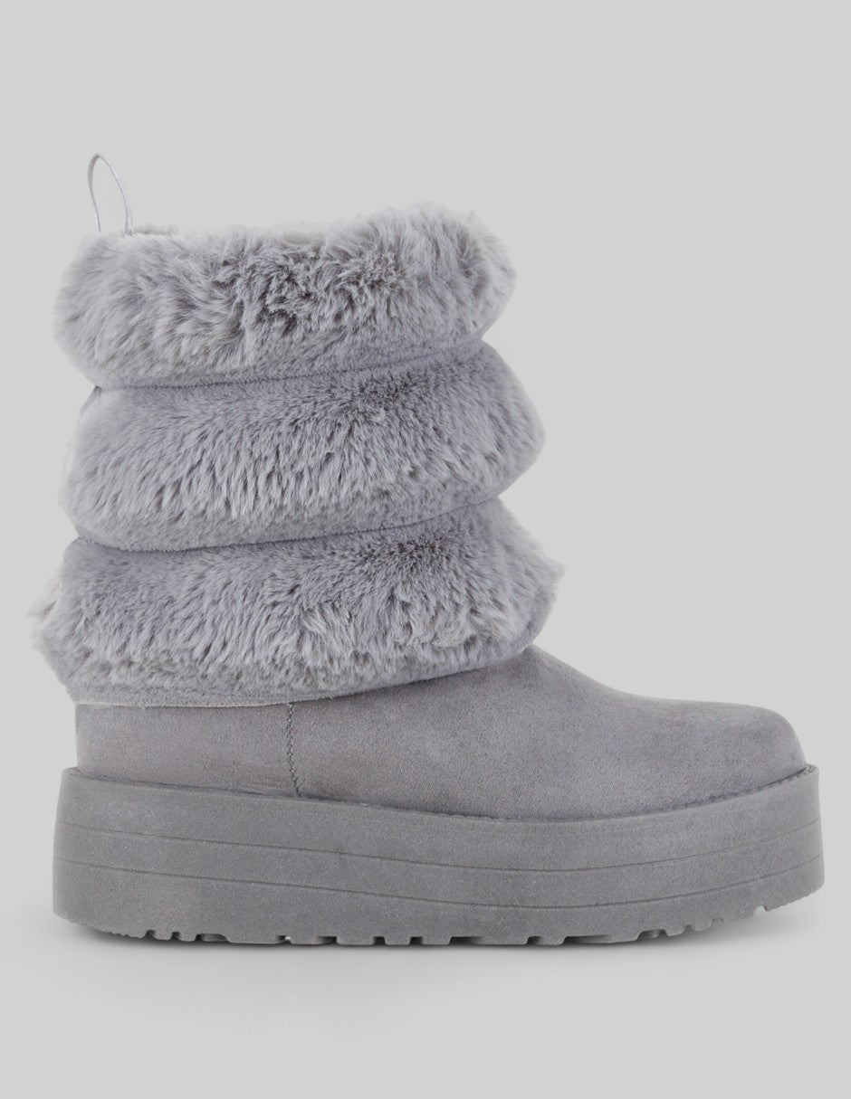 Botas casuales Bosqui en Textil – Gris