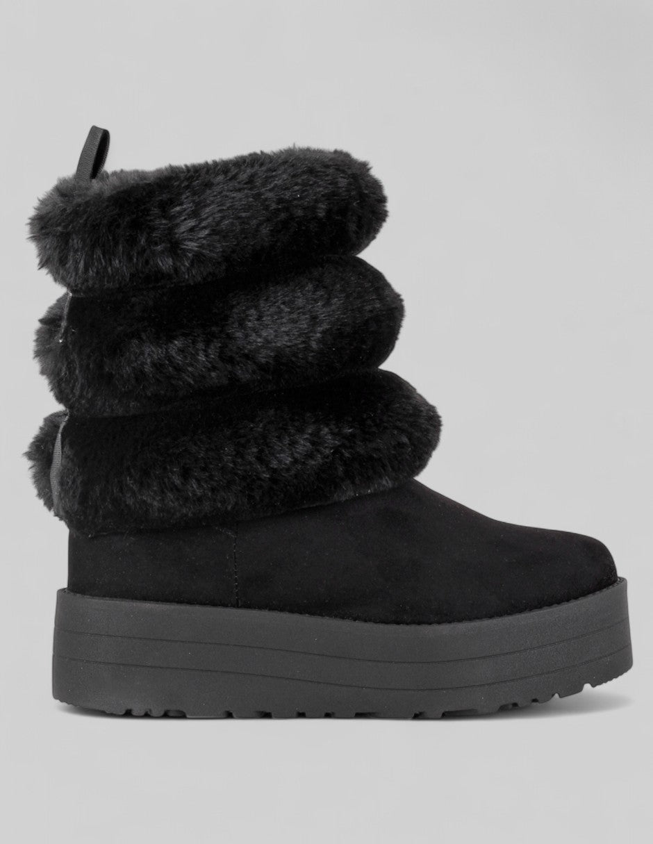 Botas casuales Bosqui en Textil – Negro