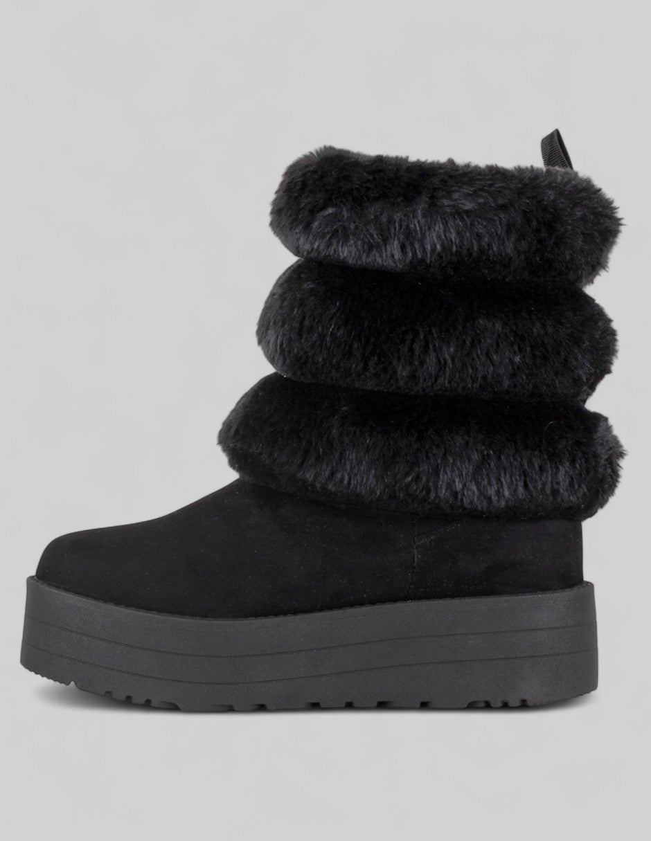 Botas casuales Bosqui en Textil – Negro