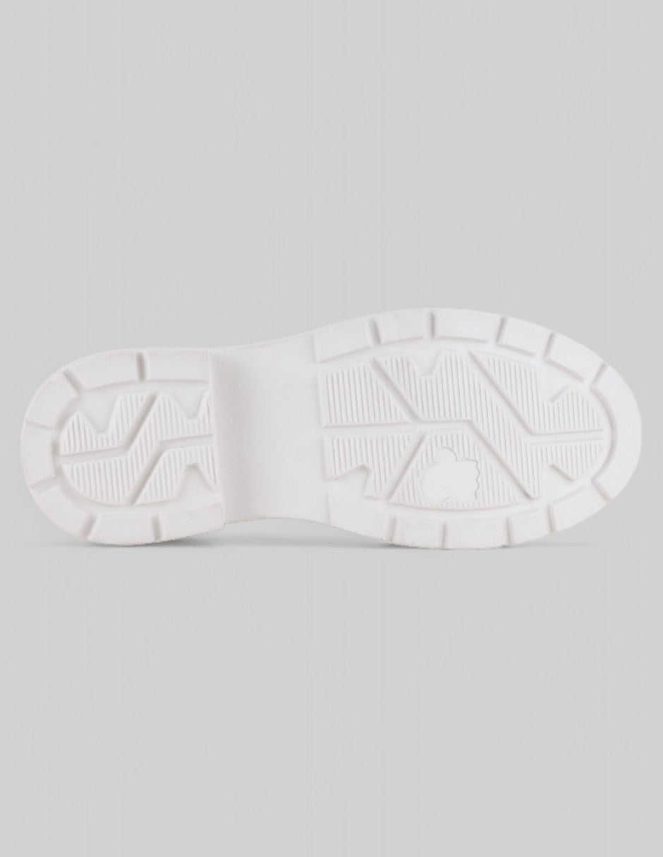 Botas Casuales Bike en Piel vegana – Blanco