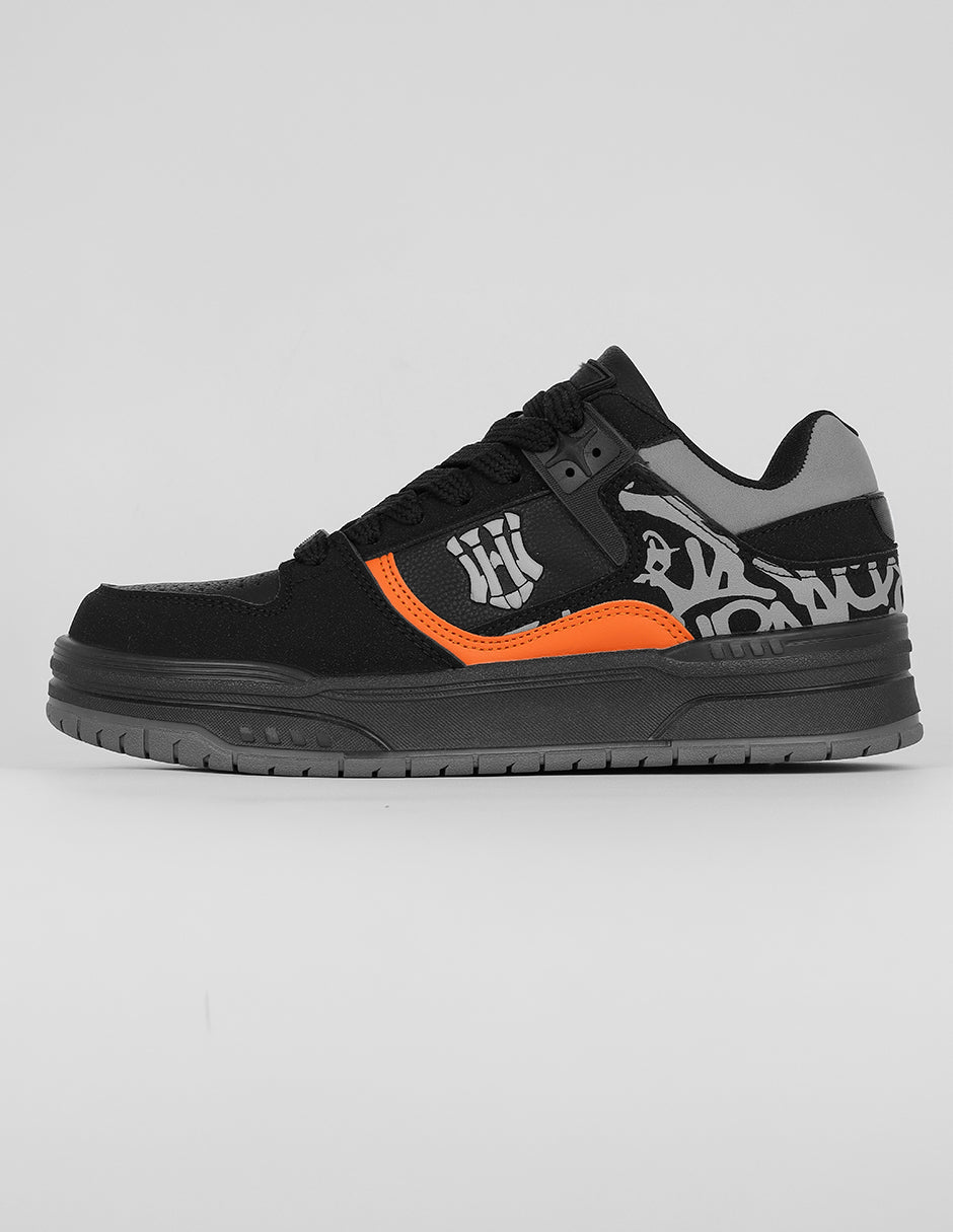 Tenis con cordones Exterior Piel vegana Color Negro Para Hombre De RBCOLLECTION