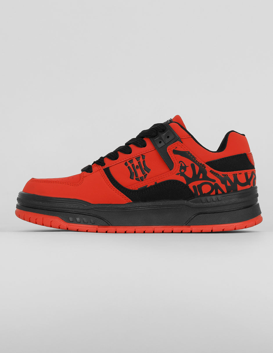 Tenis con cordones Exterior Sintético Color Rojo Para Hombre De RBCOLLECTION