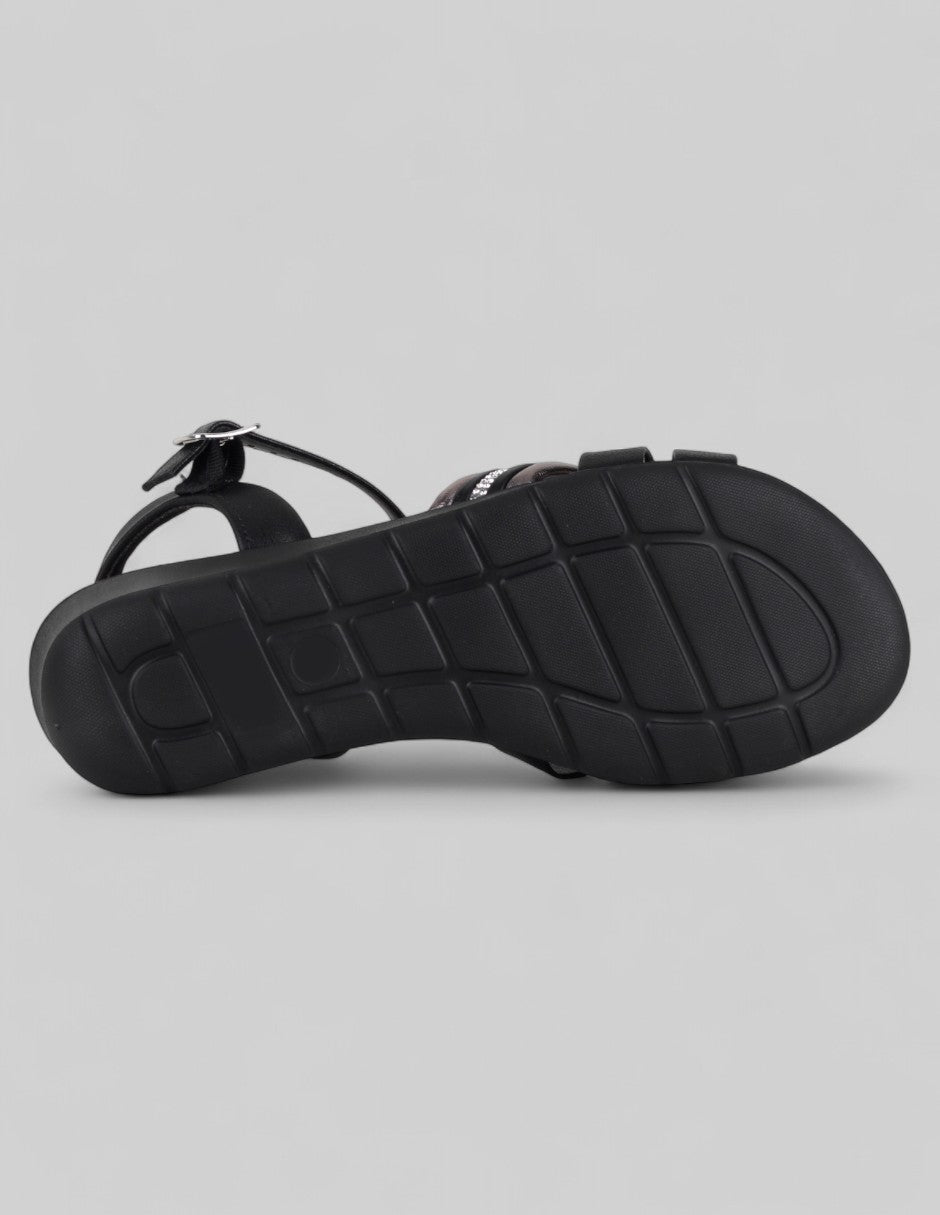 Sandalias con plataforma Soft en Piel vegana – Negro