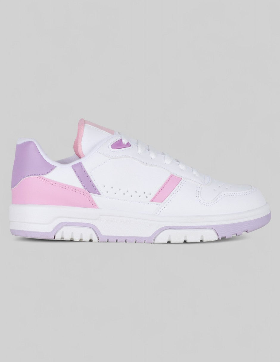 Tenis sin cordones  Urban en Piel vegana – Blanco
