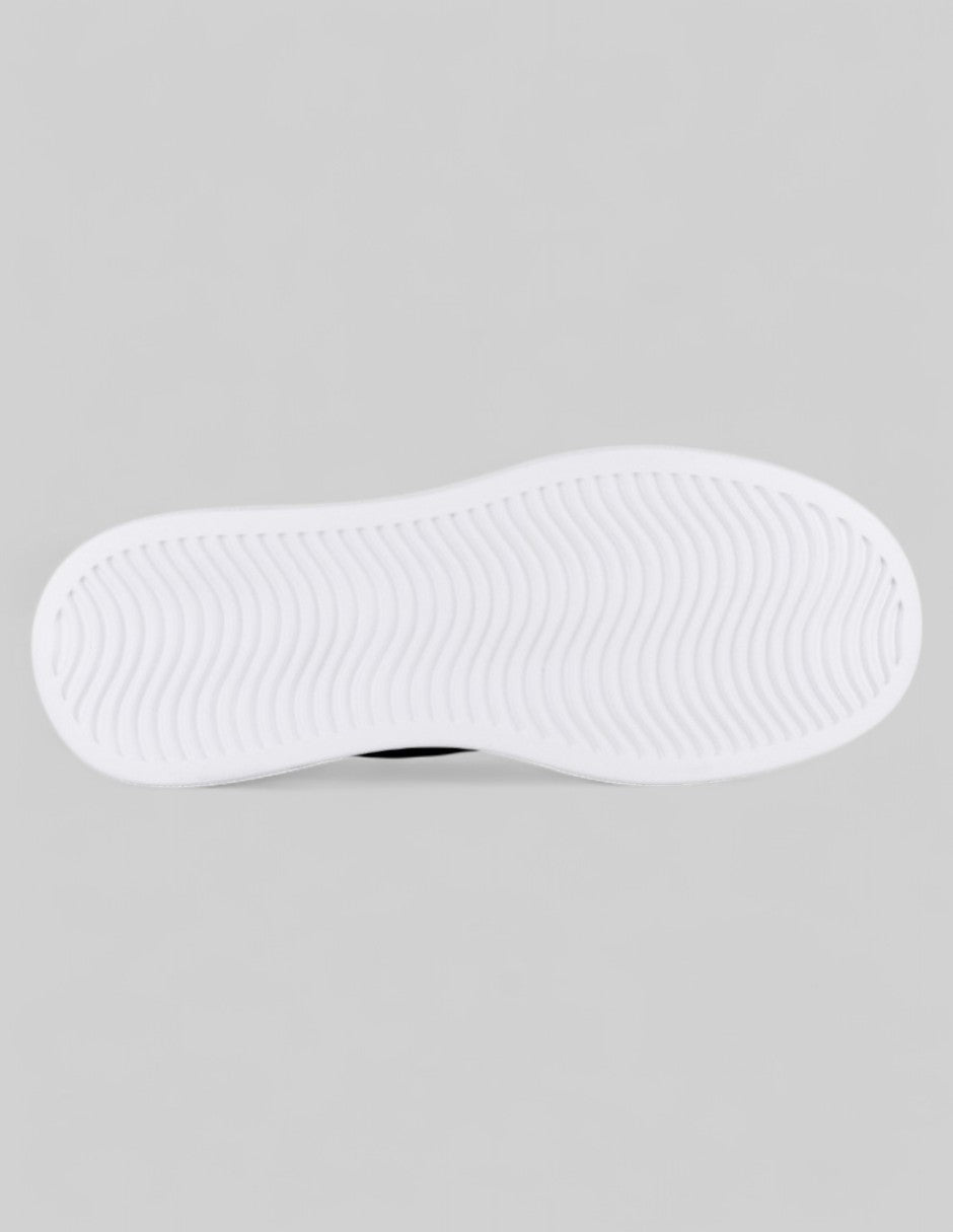 Tenis con cordones  Urban en Piel vegana – Negro