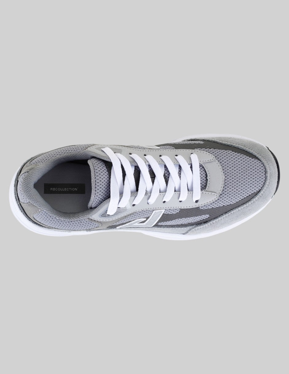 Tenis tipo deportivo A&P en Textil – Gris