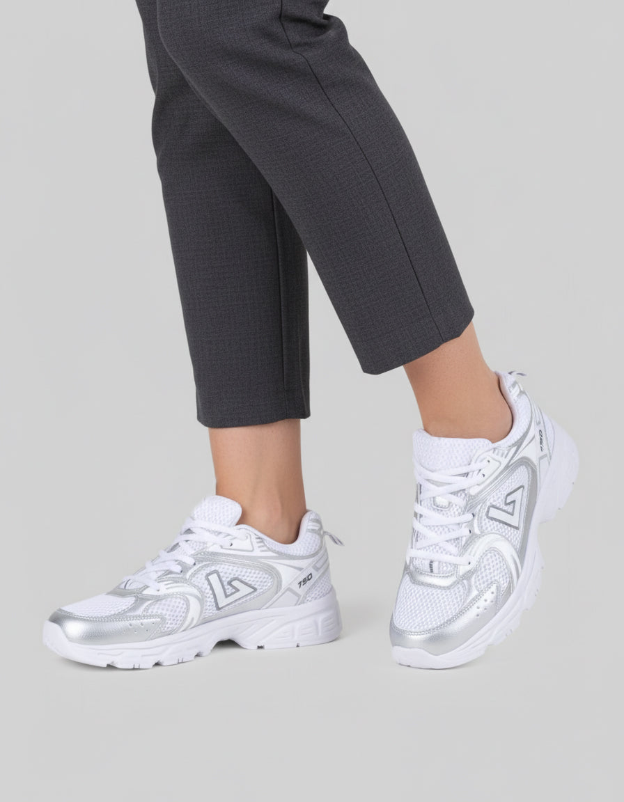 Tenis tipo deportivo  Urban en Textil – Blanco