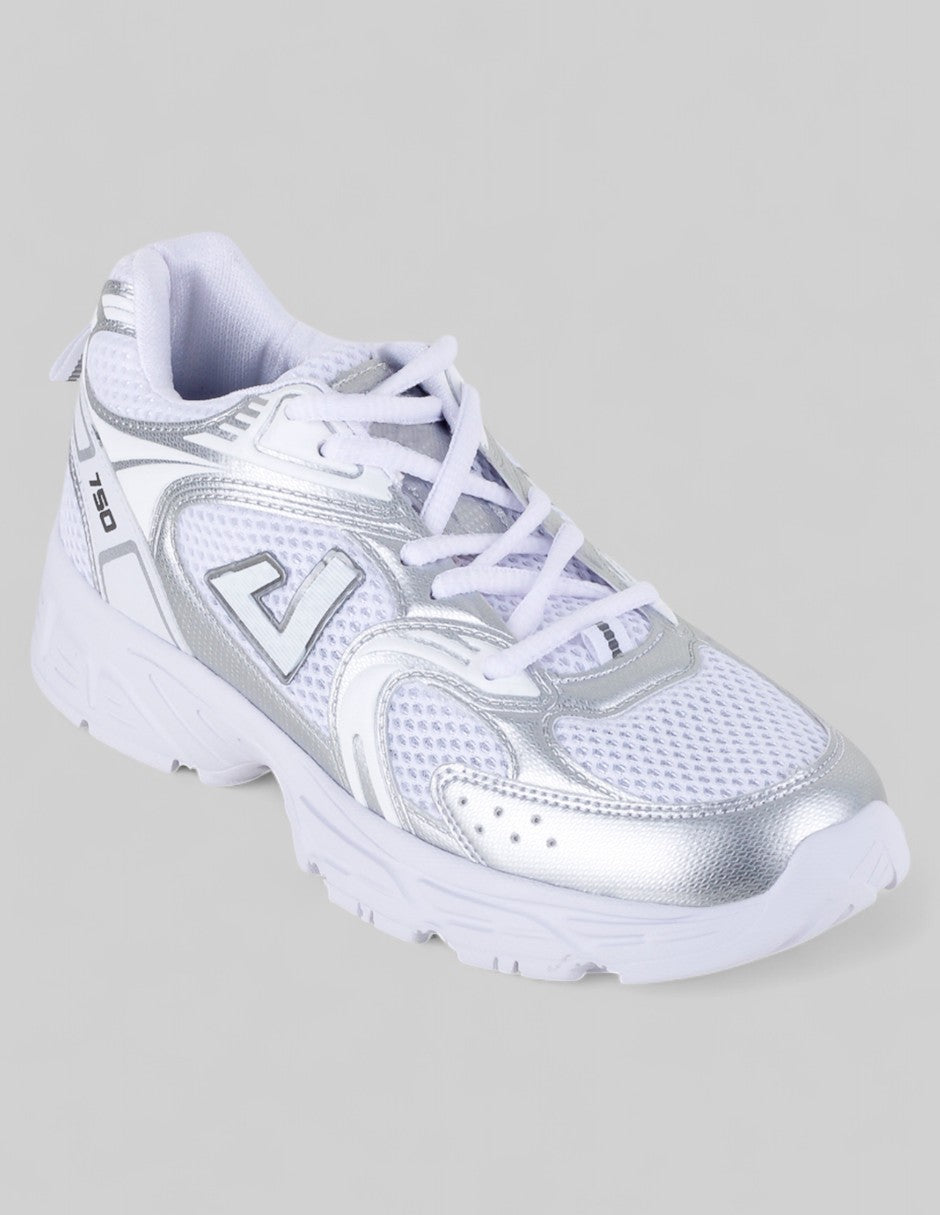 Tenis tipo Deportivo Exterior Textil Color Blanco Para Mujer De RBCOLLECTION