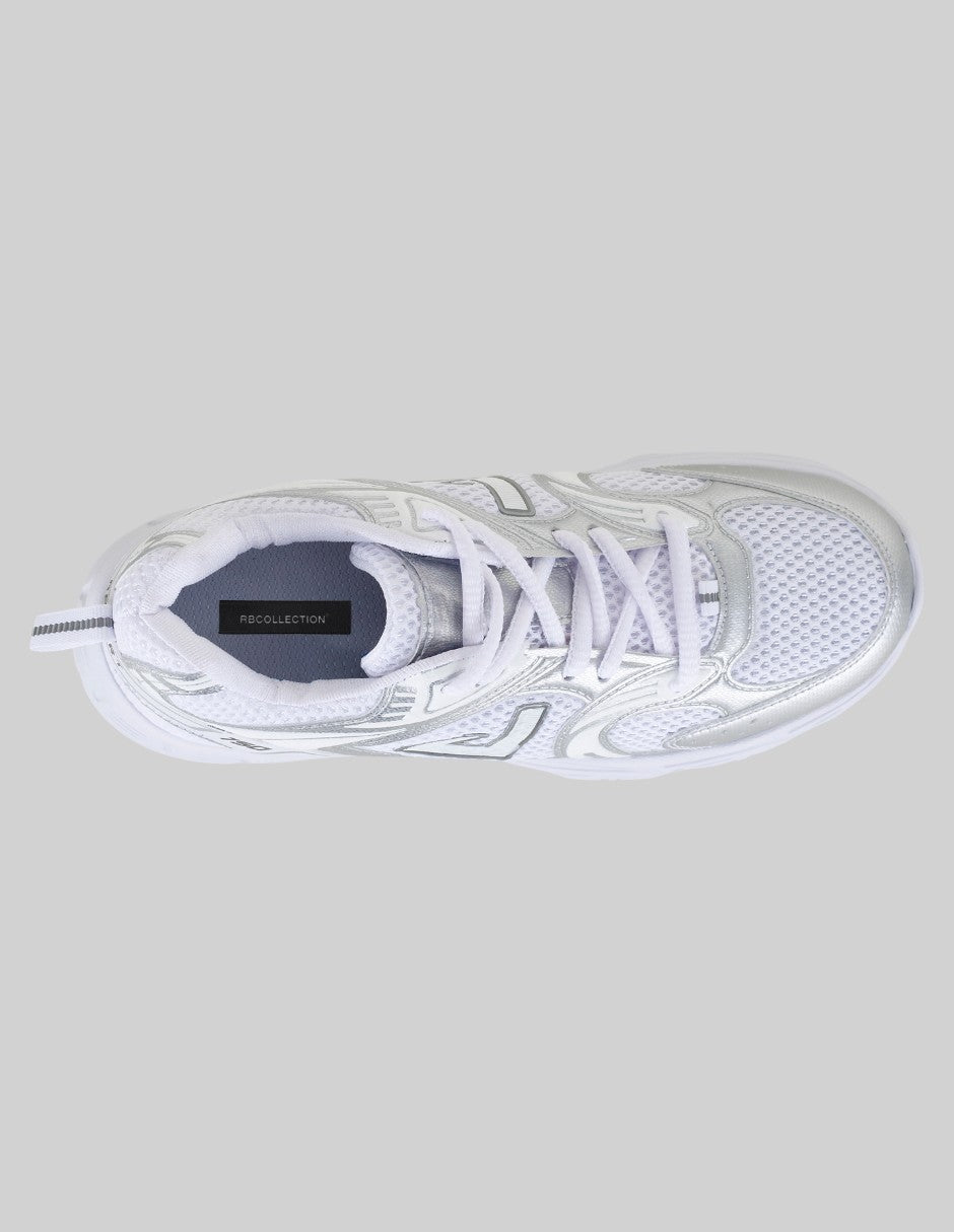 Tenis tipo deportivo  Urban en Textil – Blanco