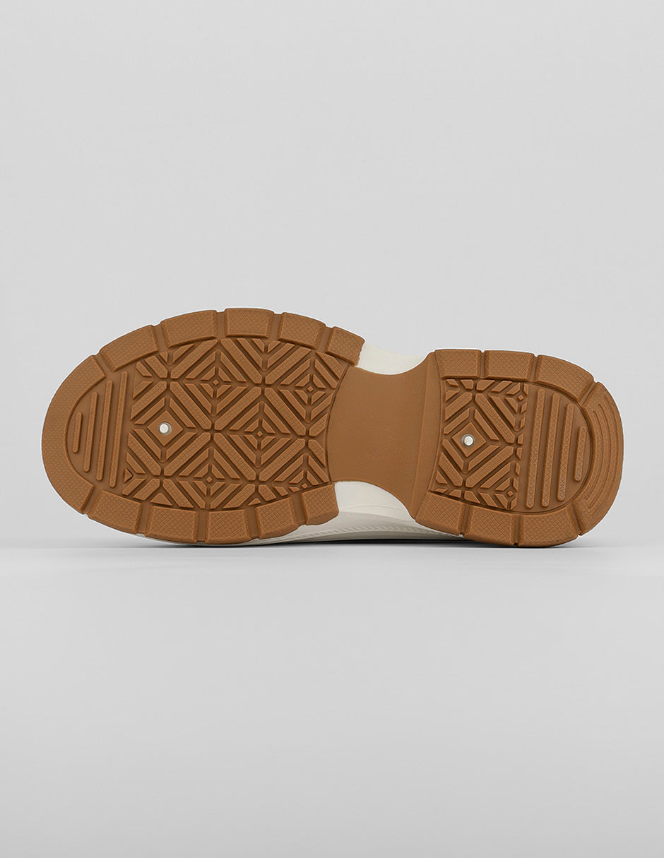 Tenis con cordones  Play en Textil – Blanco