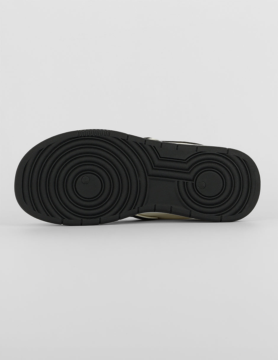 Tenis con cordones  Urban  en Piel vegana – Blanco