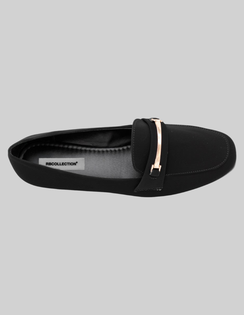 Mocasines Classy en Gamuza – Negro
