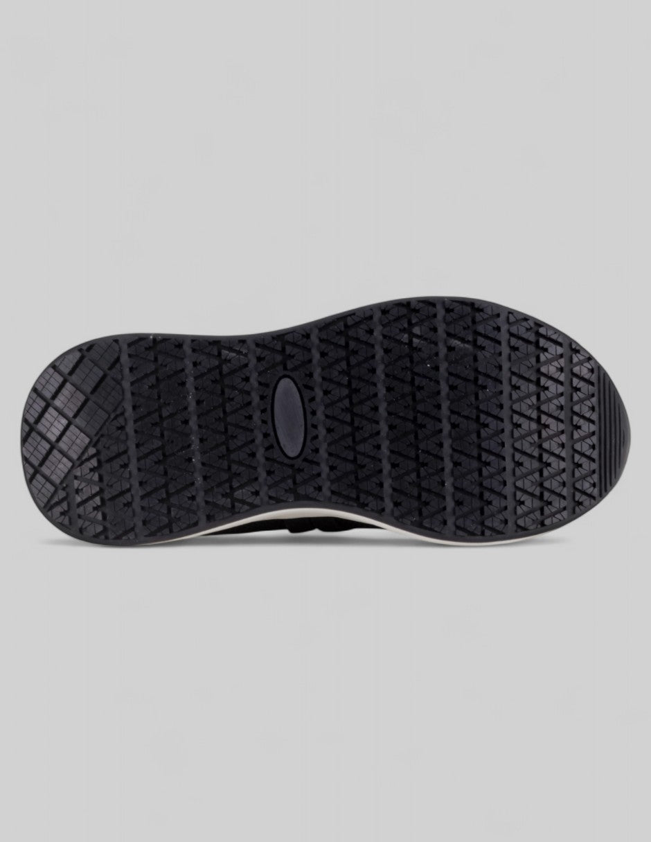 Tenis sin cordones Confort en Textil – Negro