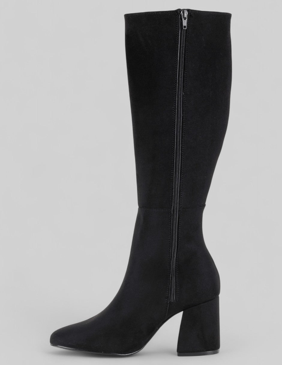 Botas altas Hella en Textil – Negro