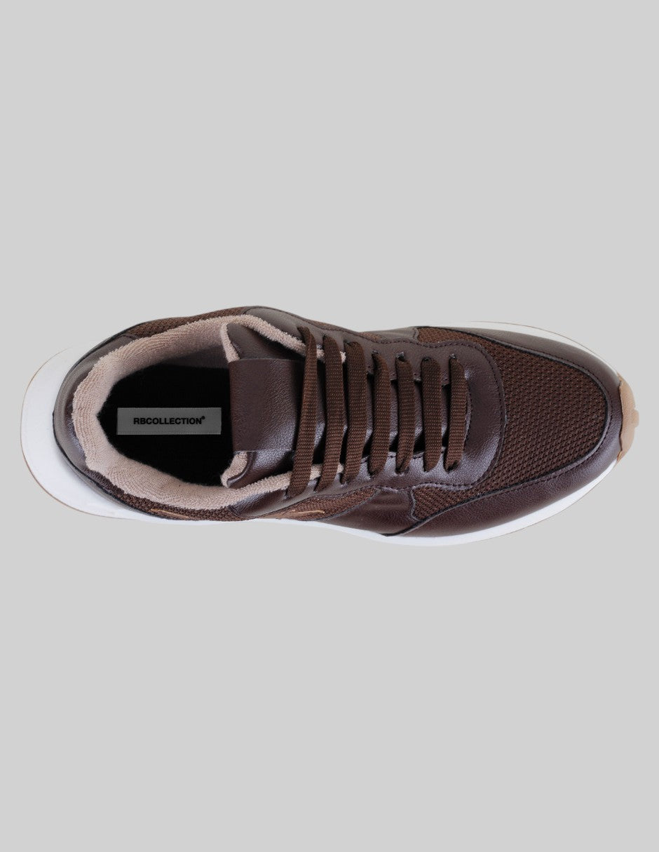 Tenis tipo deportivo  Star en Textil – Café