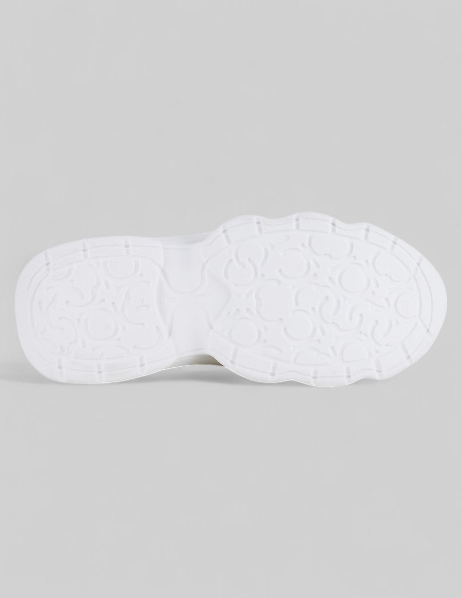 Tenis tipo deportivo  Chunk en Sintético – Blanco