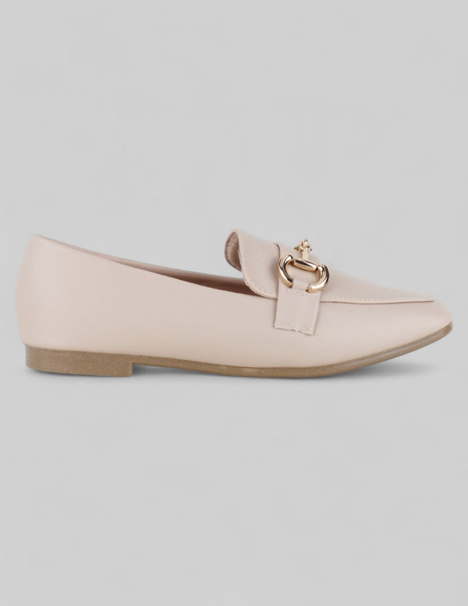 Mocasines Classy en Piel vegana – Beige