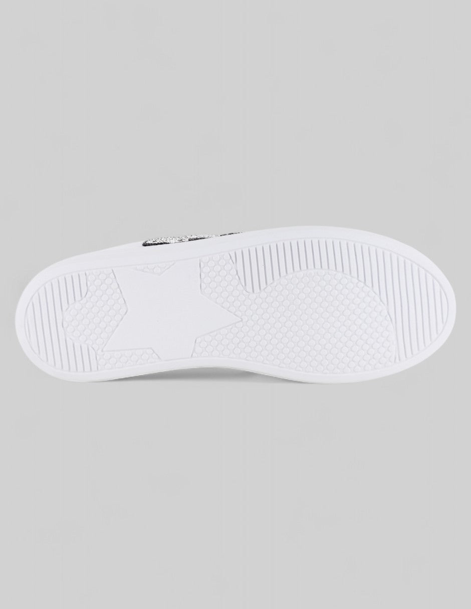 Tenis con cordones Beary en Piel vegana – Blanco