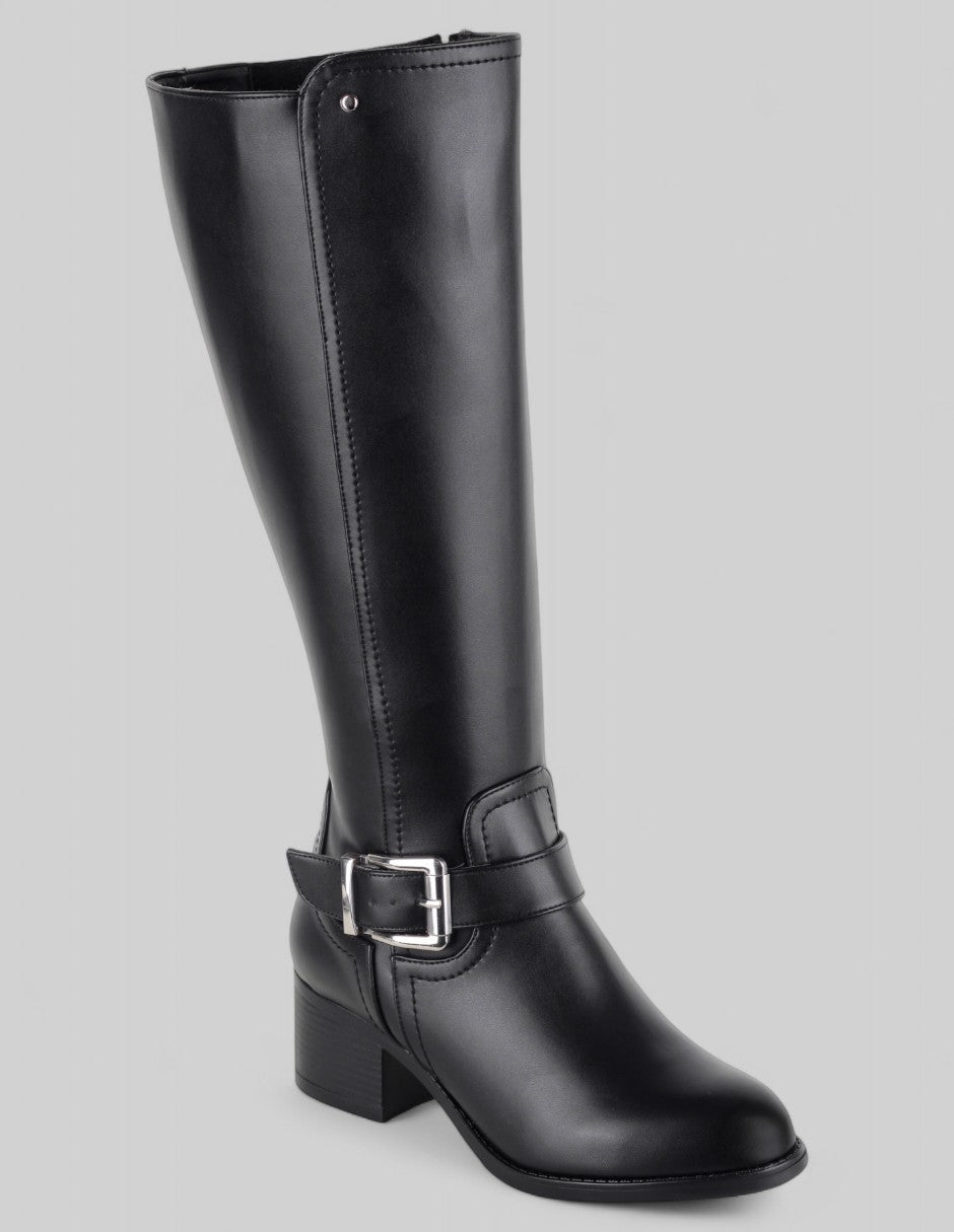 Botas altas Exterior Piel vegana Color Negro Para Mujer De RBCOLLECTION