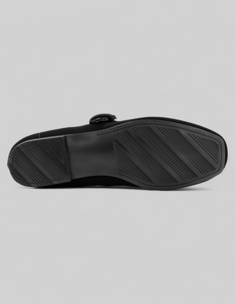 Mary jane Nature en Textil – Negro