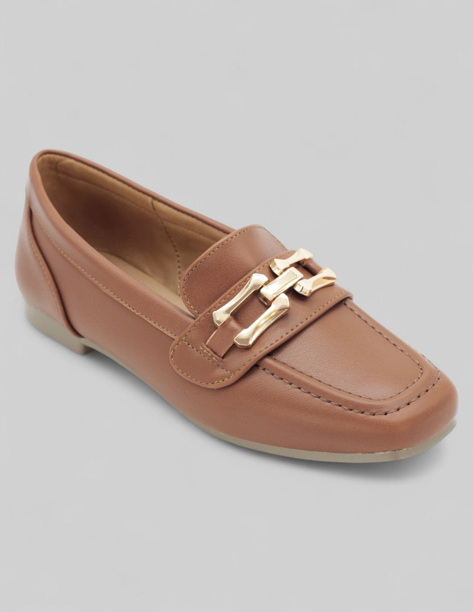 Mocasines Exterior Piel vegana Color Café Para Mujer De RBCOLLECTION