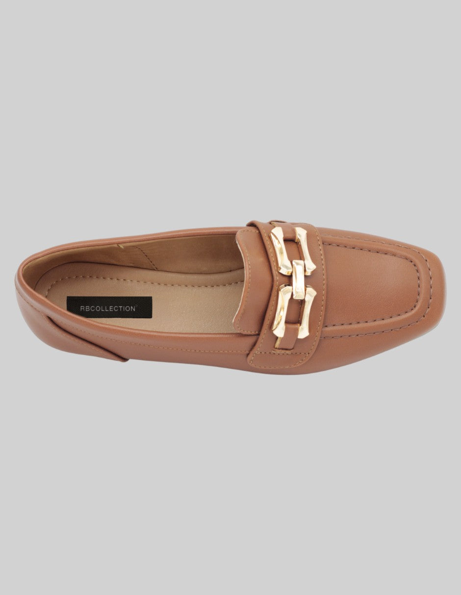 Mocasines Classy en Piel vegana – Café