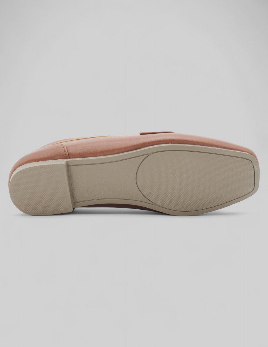 Mocasines Classy en Piel vegana – Café