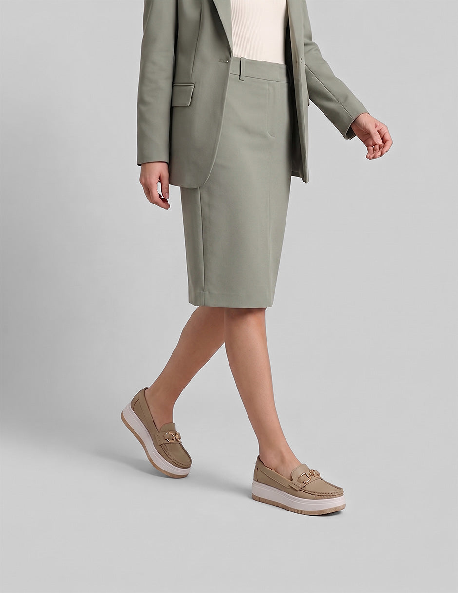 Mocasines Hand made en Piel – Beige