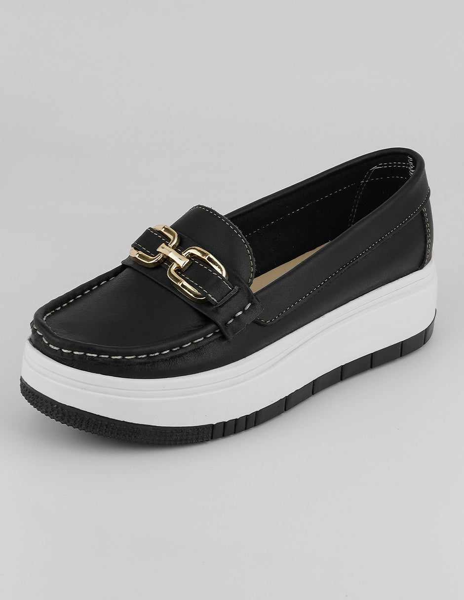 Mocasines Hand made en Piel – Negro