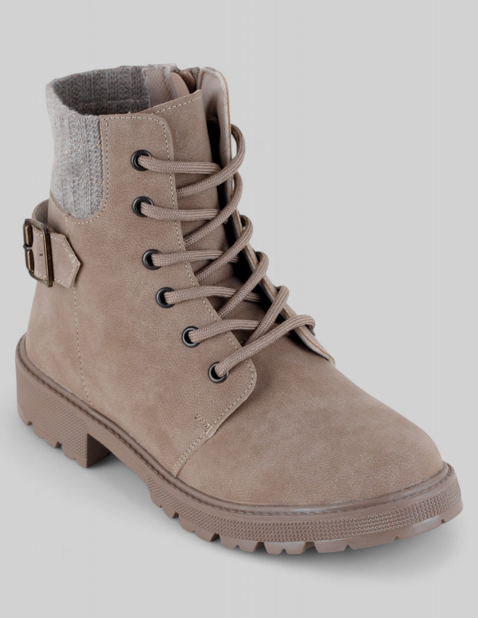 Botas casuales Exterior Sintético Color Beige Para Mujer De RBCOLLECTION