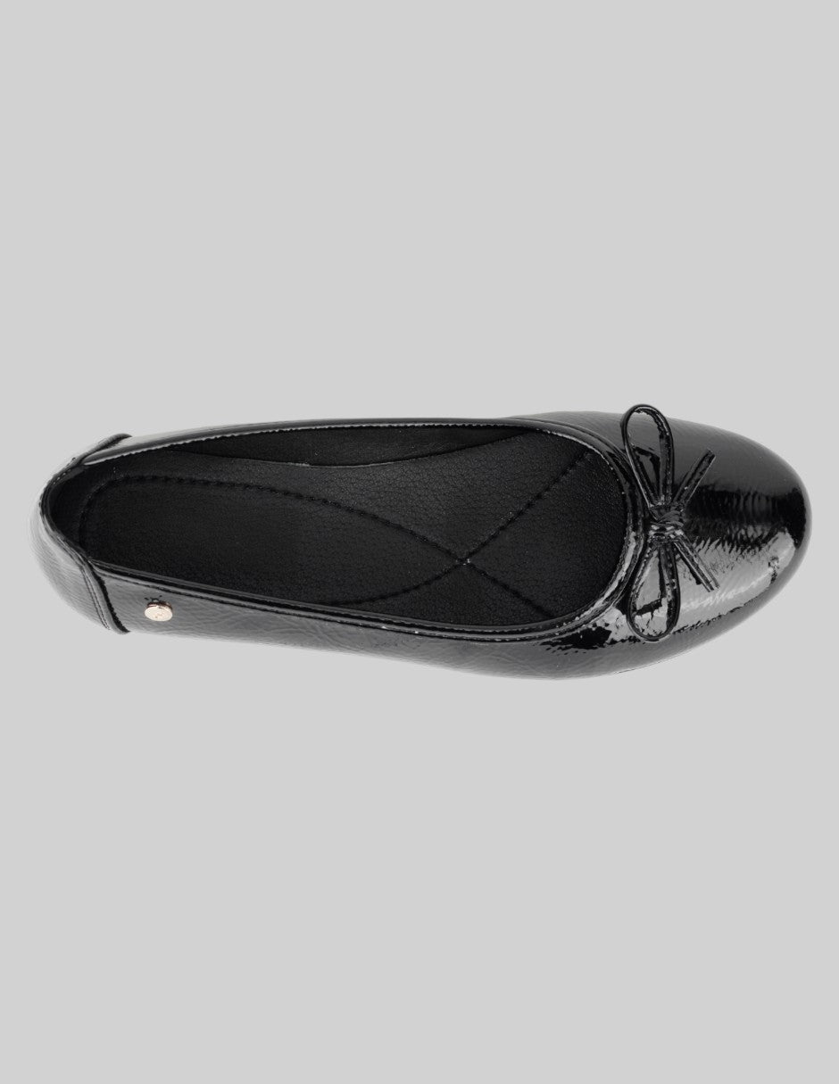 Flats clásicas Soft en Charol – Negro