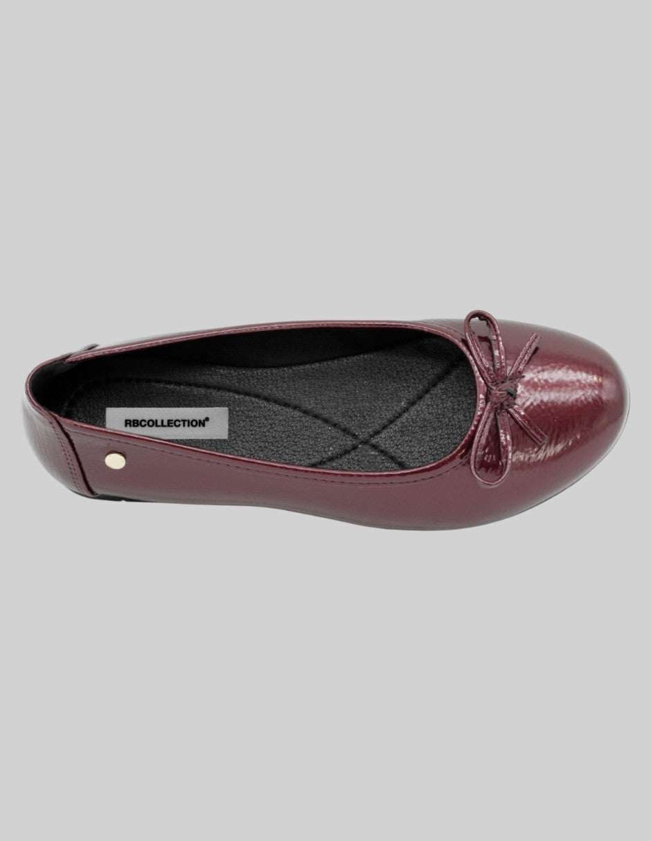 Flats clásicas Soft en Charol – Rojo