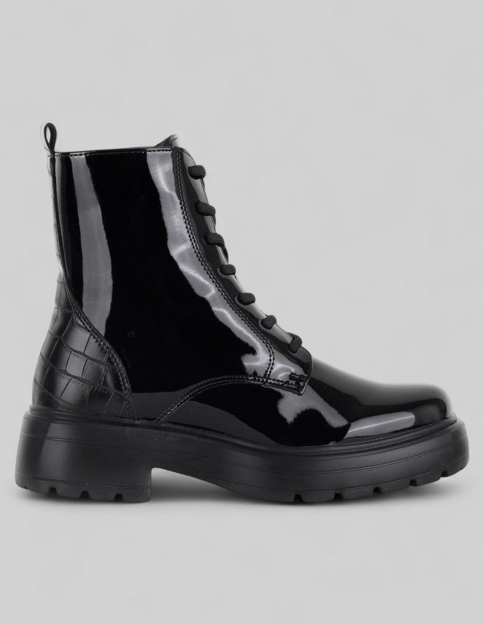 Botas casuales Bike en Charol – Negro