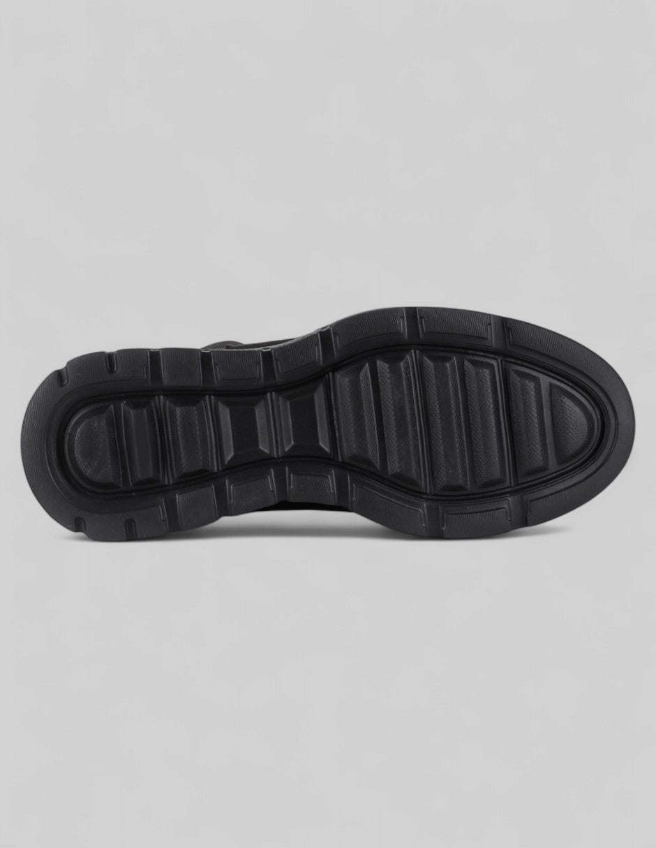 Botas casuales Bike en Gamuza – Negro