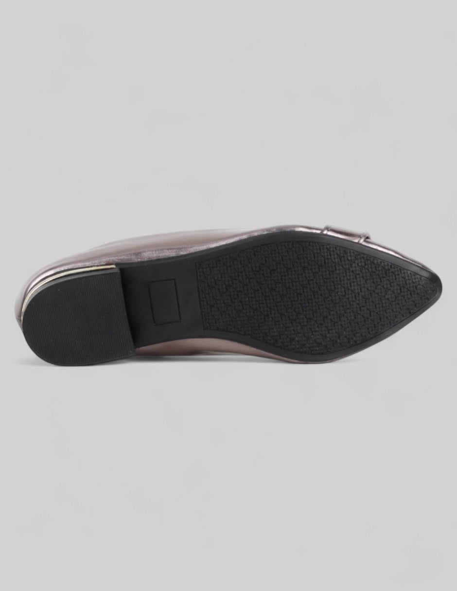 Flats puntales Soft en Sintético – Gris