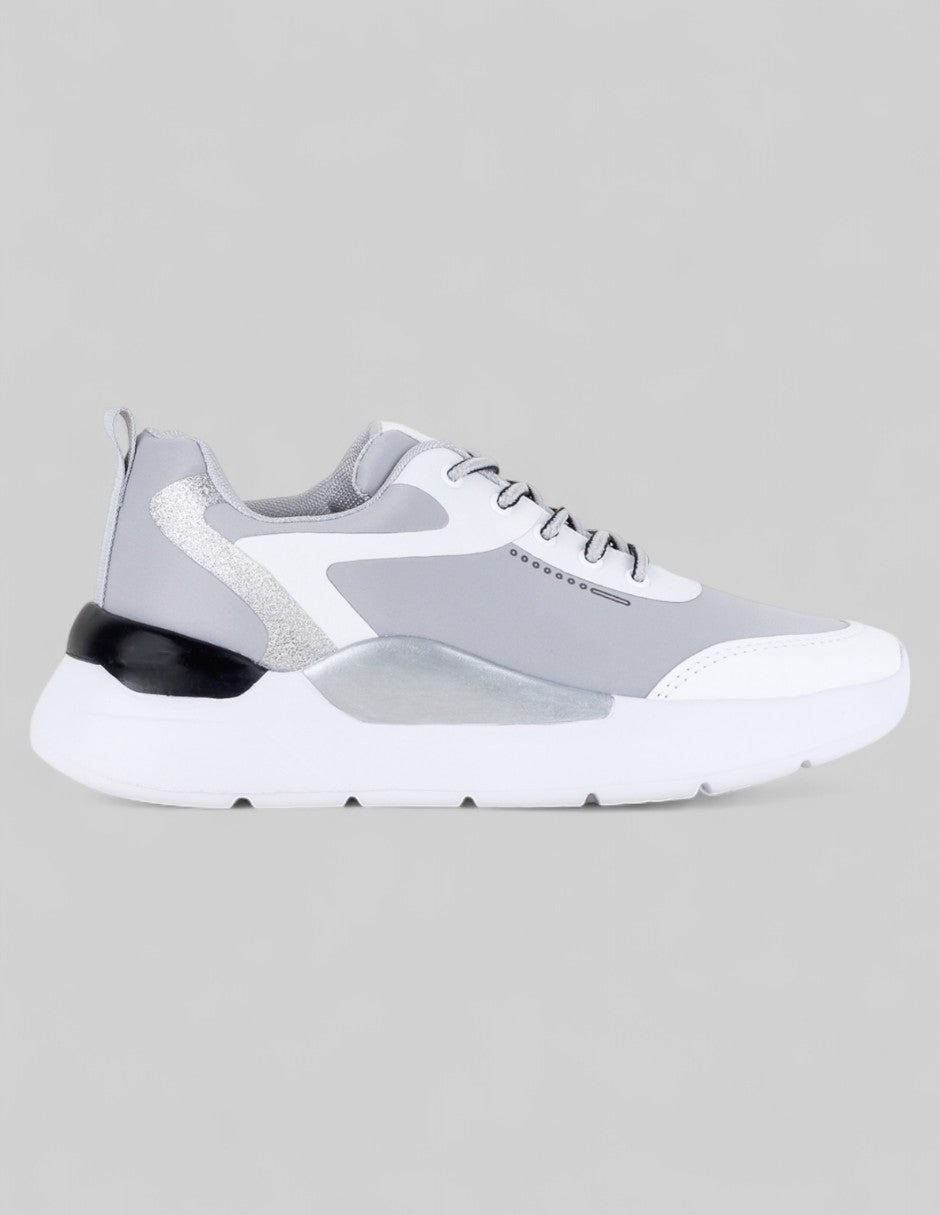 Tenis tipo deportivo Highline en Textil – Gris