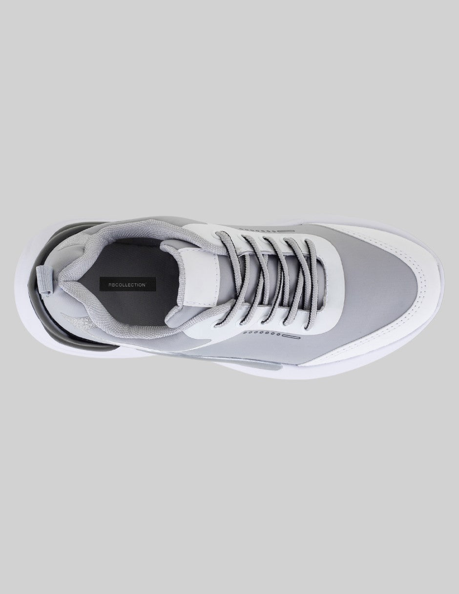 Tenis tipo deportivo  Highline en Textil – Gris
