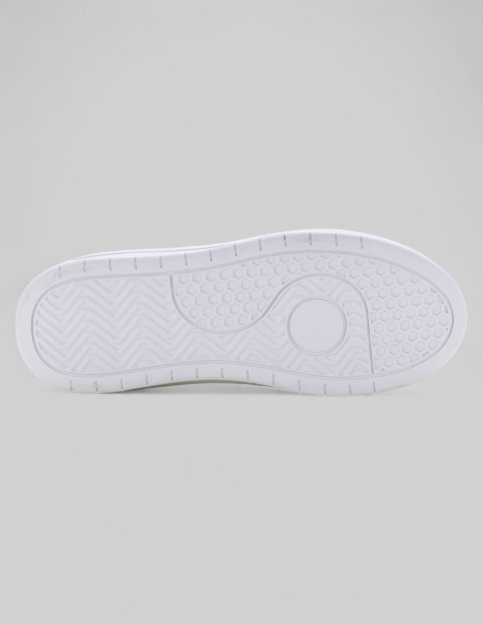 Tenis con cordones Urban en Piel vegana – Blanco