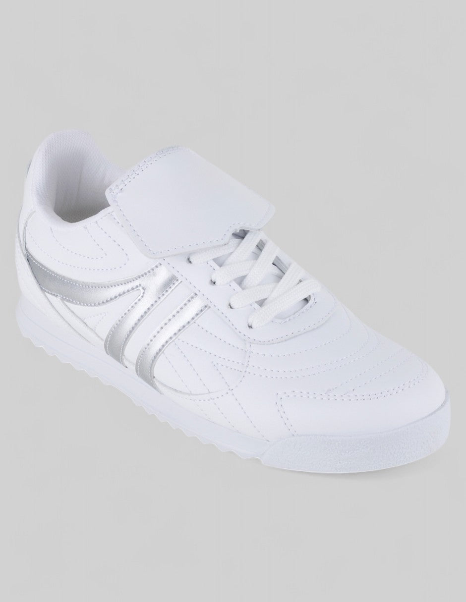 Tenis con cordones Exterior Piel vegana Color Blanco Para Mujer De RBCOLLECTION