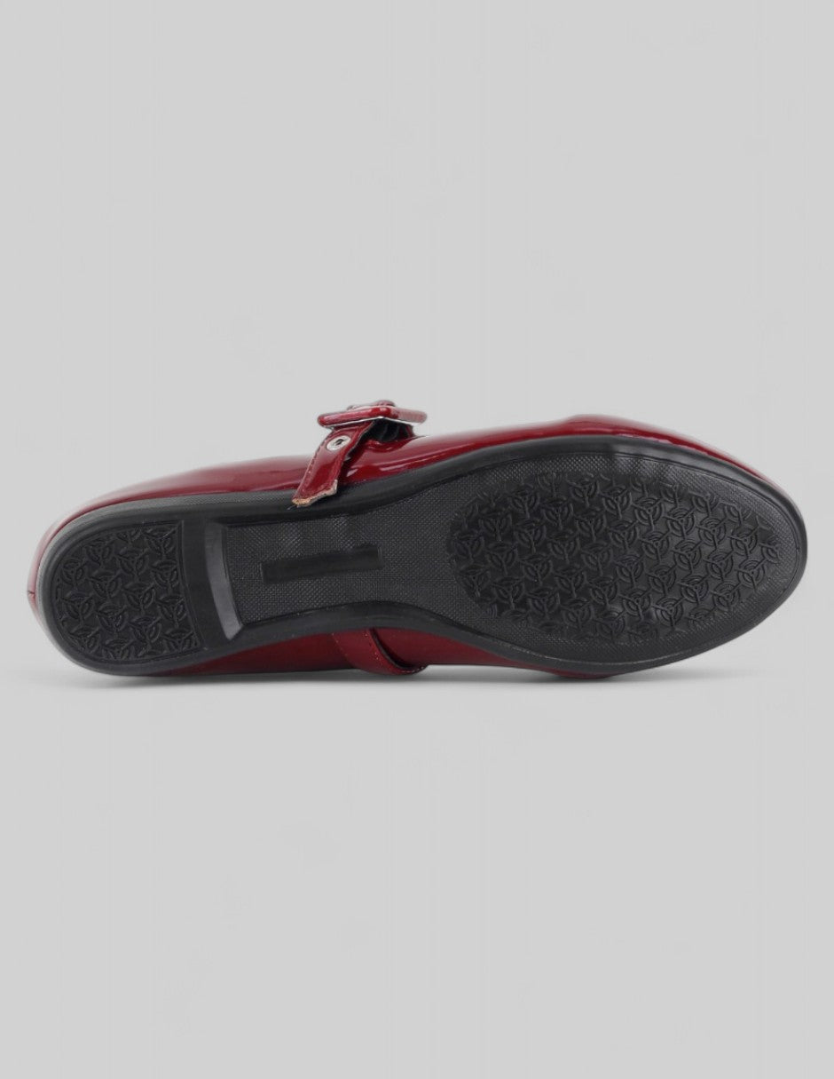 Mary jane Nature en Charol – Rojo