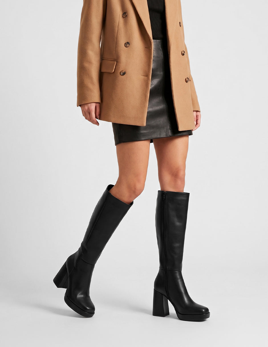 Botas casuales Hella en Piel vegana – Negro