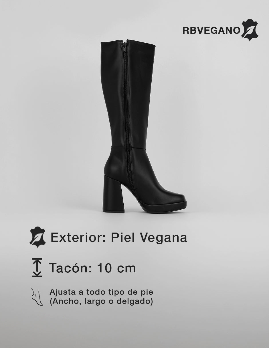 Botas casuales Hella en Piel vegana – Negro