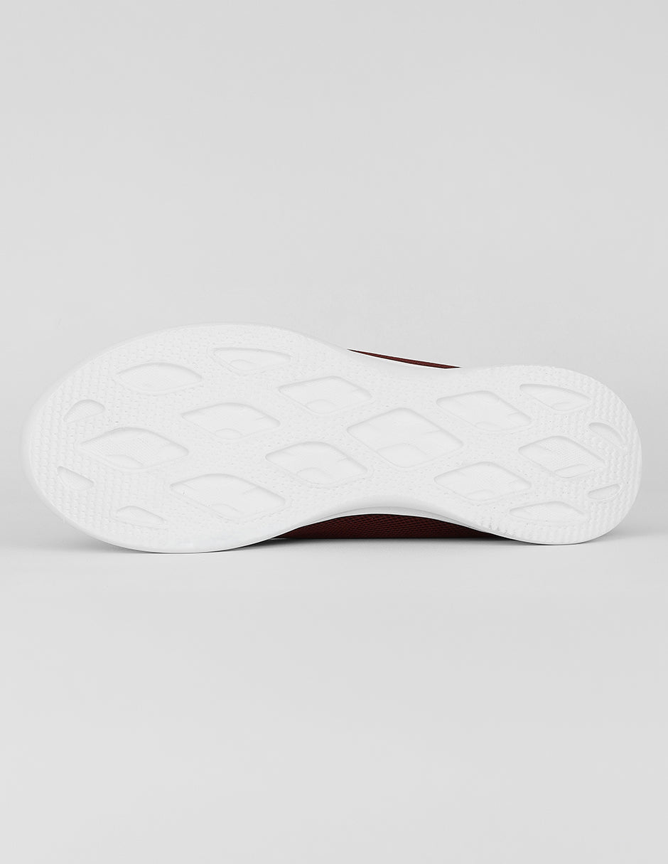 Zapatos de confort Comfy en Textil – Rojo